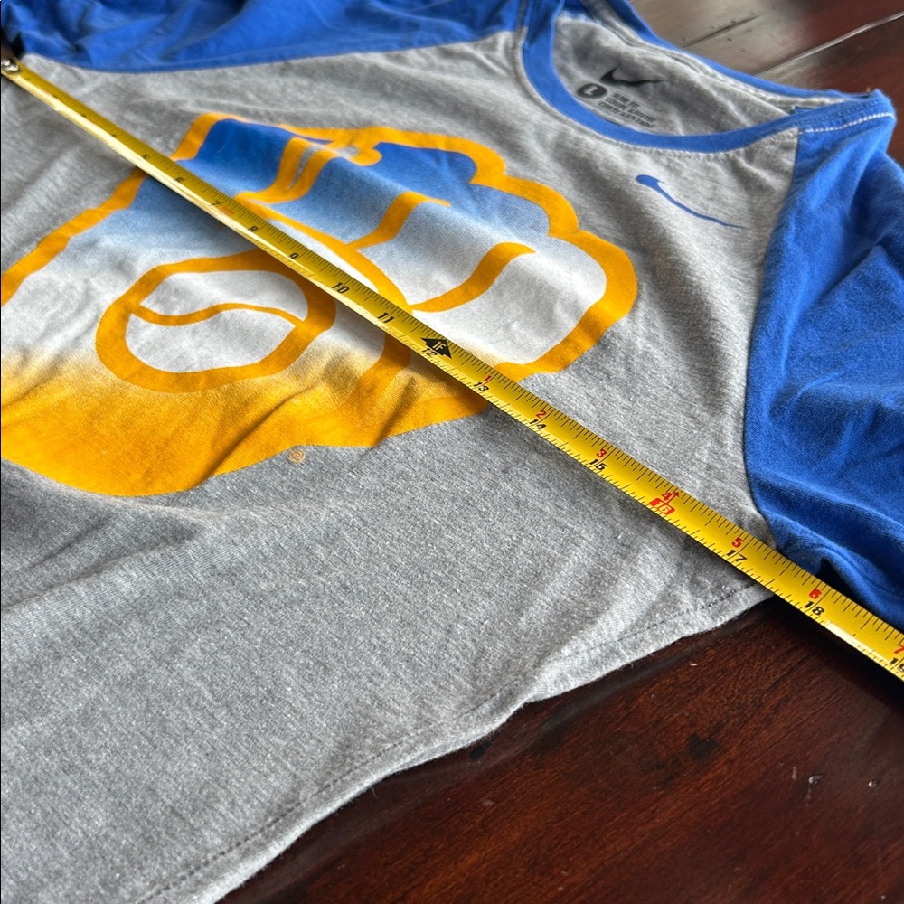 Nike Milwaukee Brewers elbow sleeve baseball tee - Picture 5 of 7